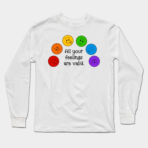 Rainbow feelings Long Sleeve T-Shirt by Designed-by-bix